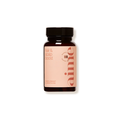 Complément alimentaire Hair & Scalp Boost de la marque Aime