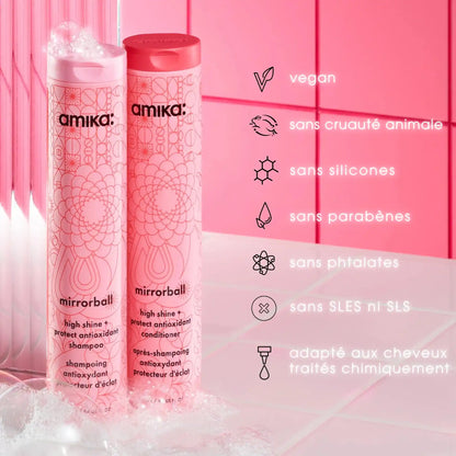 Duo Mirrorball - Amika - Shampoing &amp; conditioner