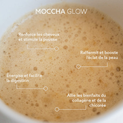 Moccha Glow Aime - Boisson collagène - Compléments alimentaires cheveux - Thomas Tuccinardi