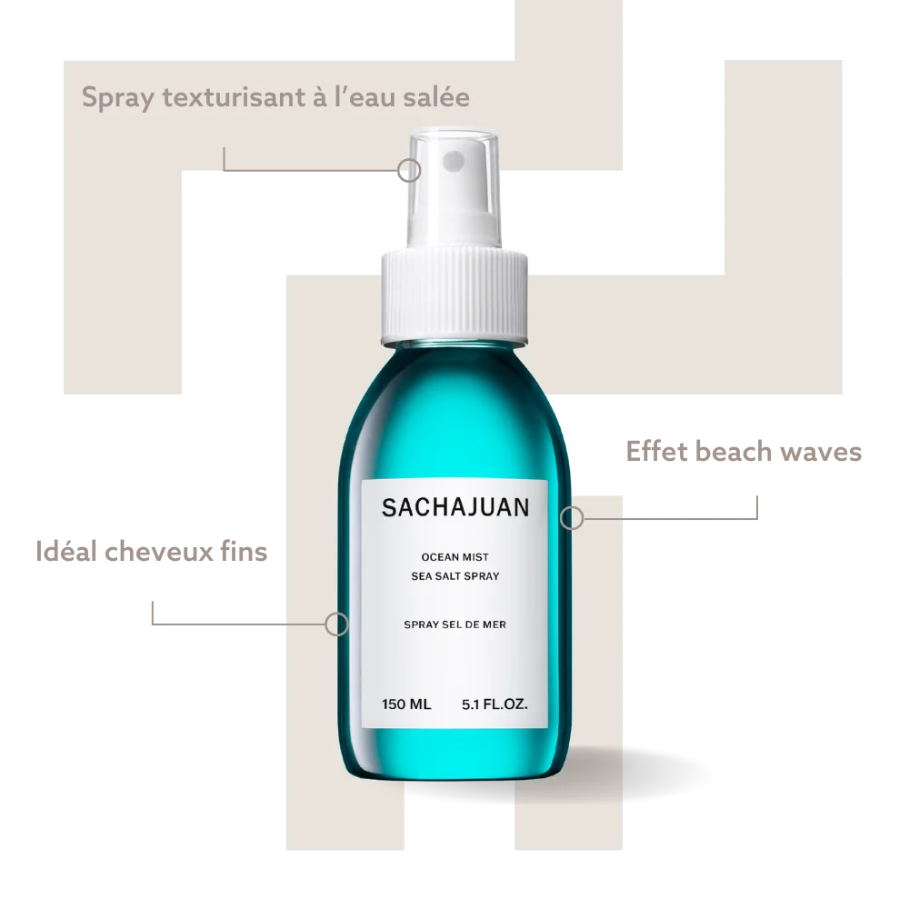 Ocean Mist - Bienfaits - Sachajuan - Spray coiffants - Tuccinardi