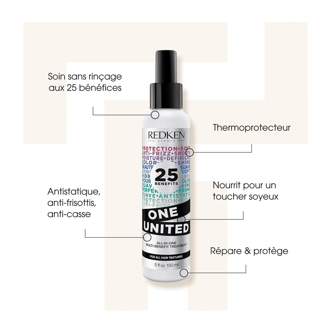 One United - Redken - Sprays coiffants - Tuccinardi