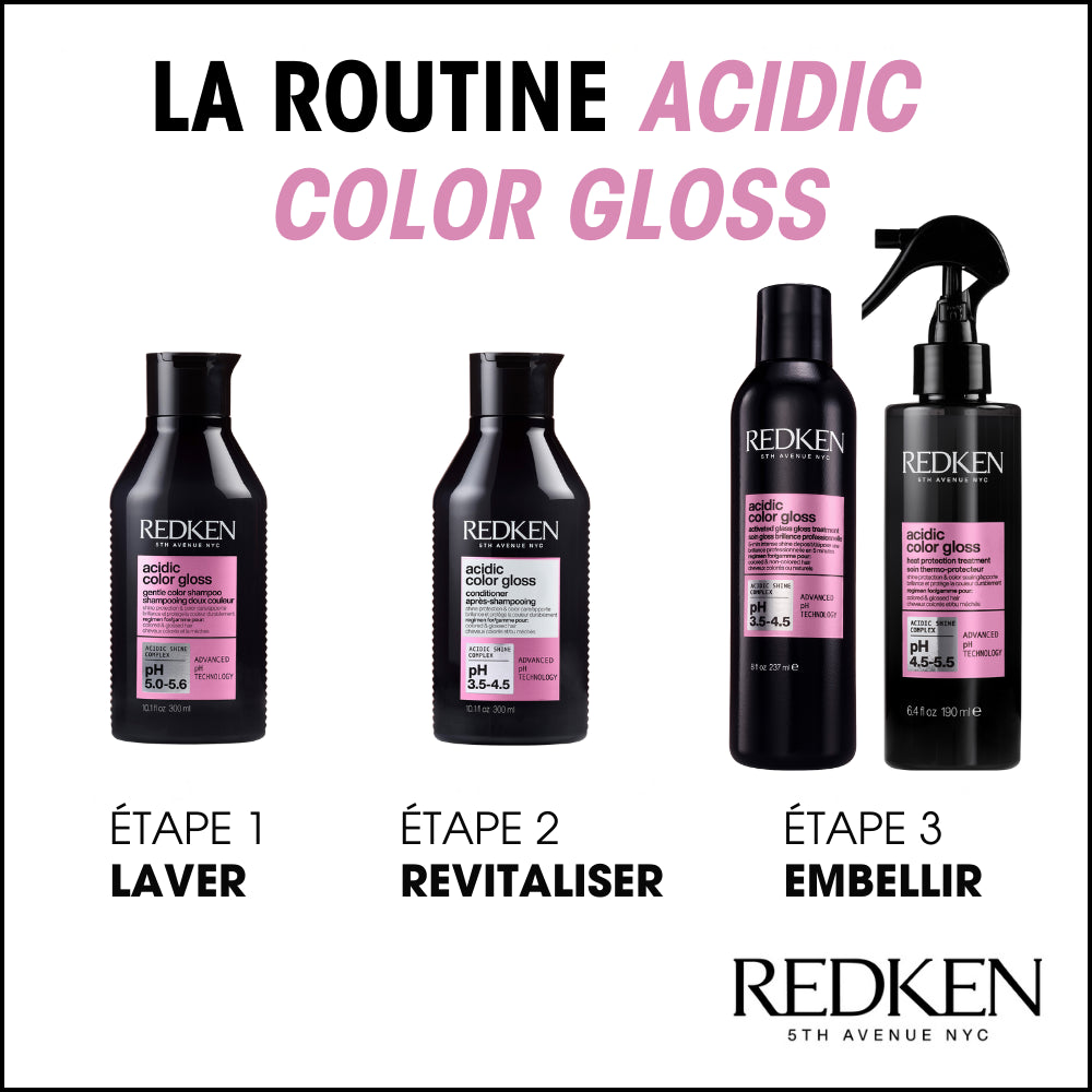 Routine Acidic Color Gloss - Redken - Soins des cheveux colorés - Tuccinardi