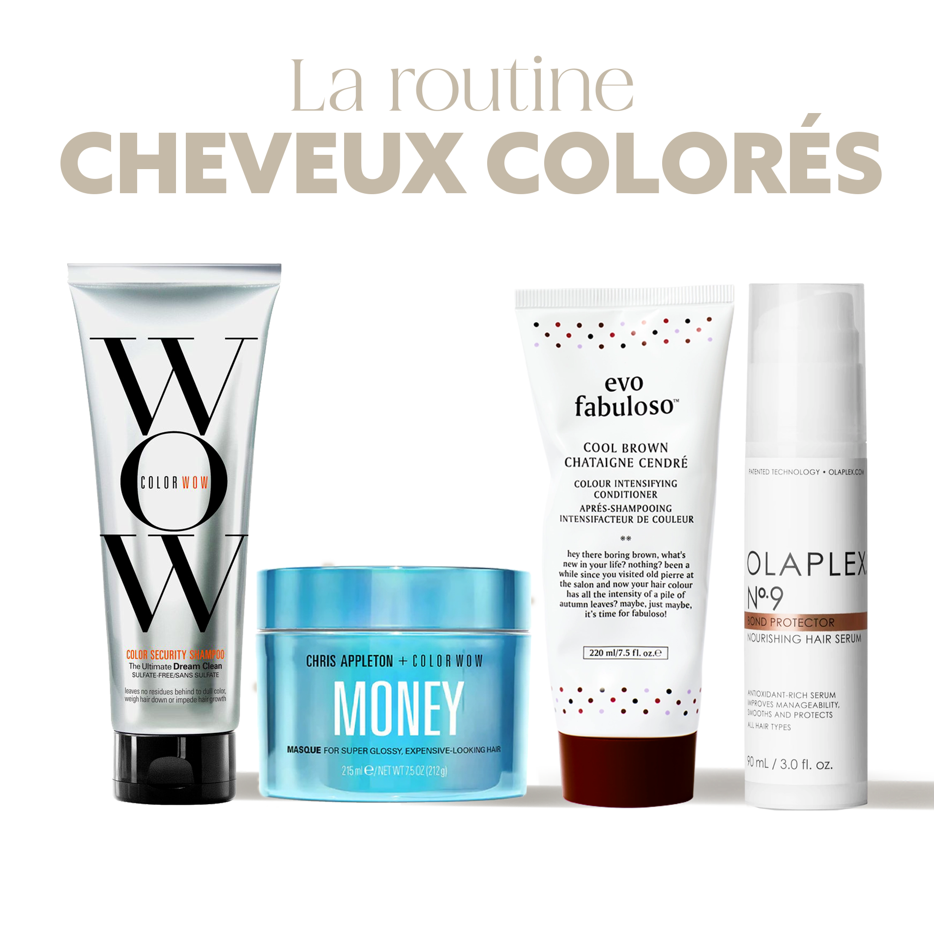 Routine cheveux colorés - Kit soins cheveux - Tuccinardi