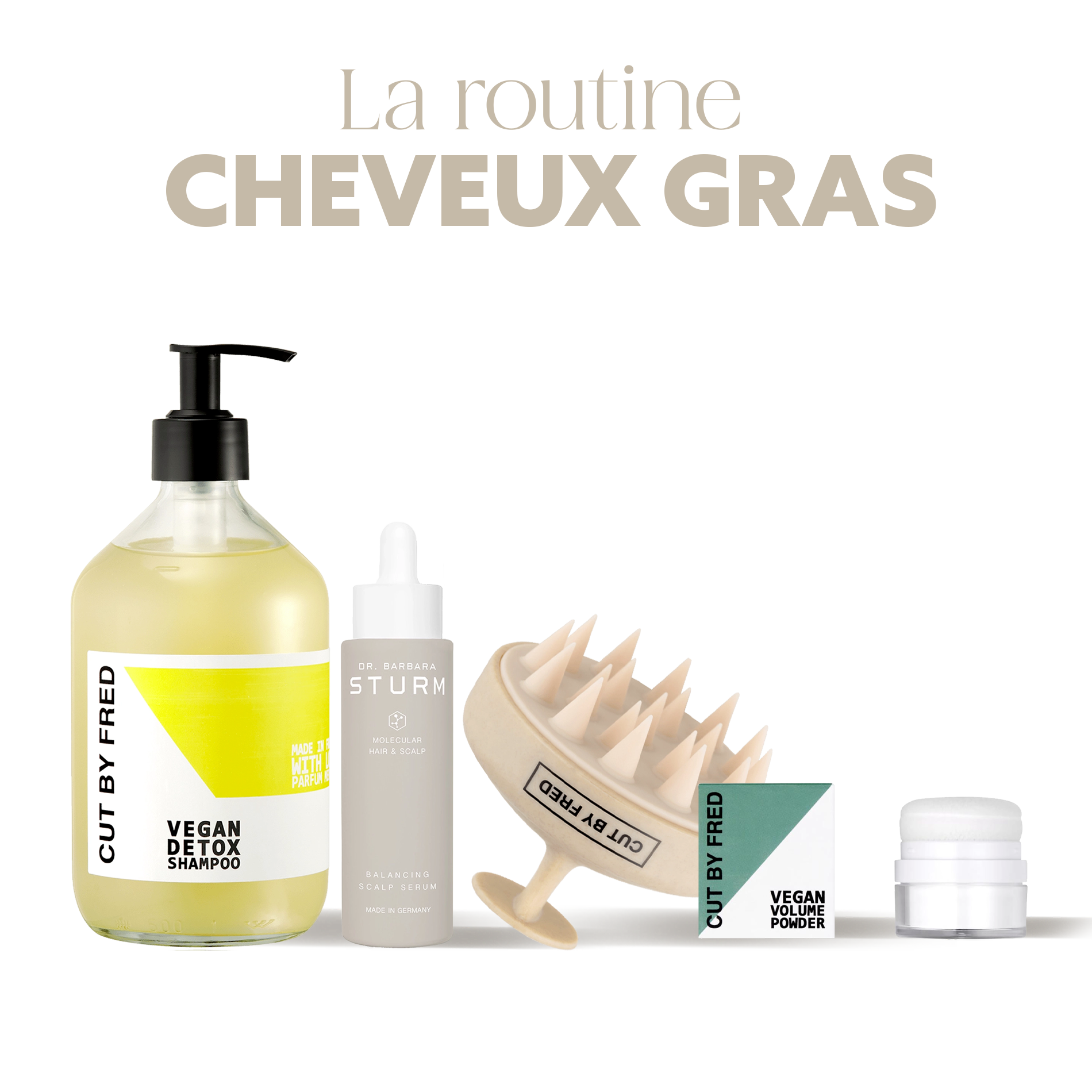 Routine cheveux gras - Kit de soins des cheveux - Thomas Tuccinardi