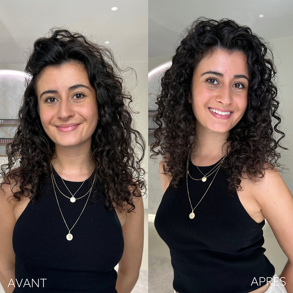 Shampoing Hooked - Avant après Curl Wow - Tuccinardi