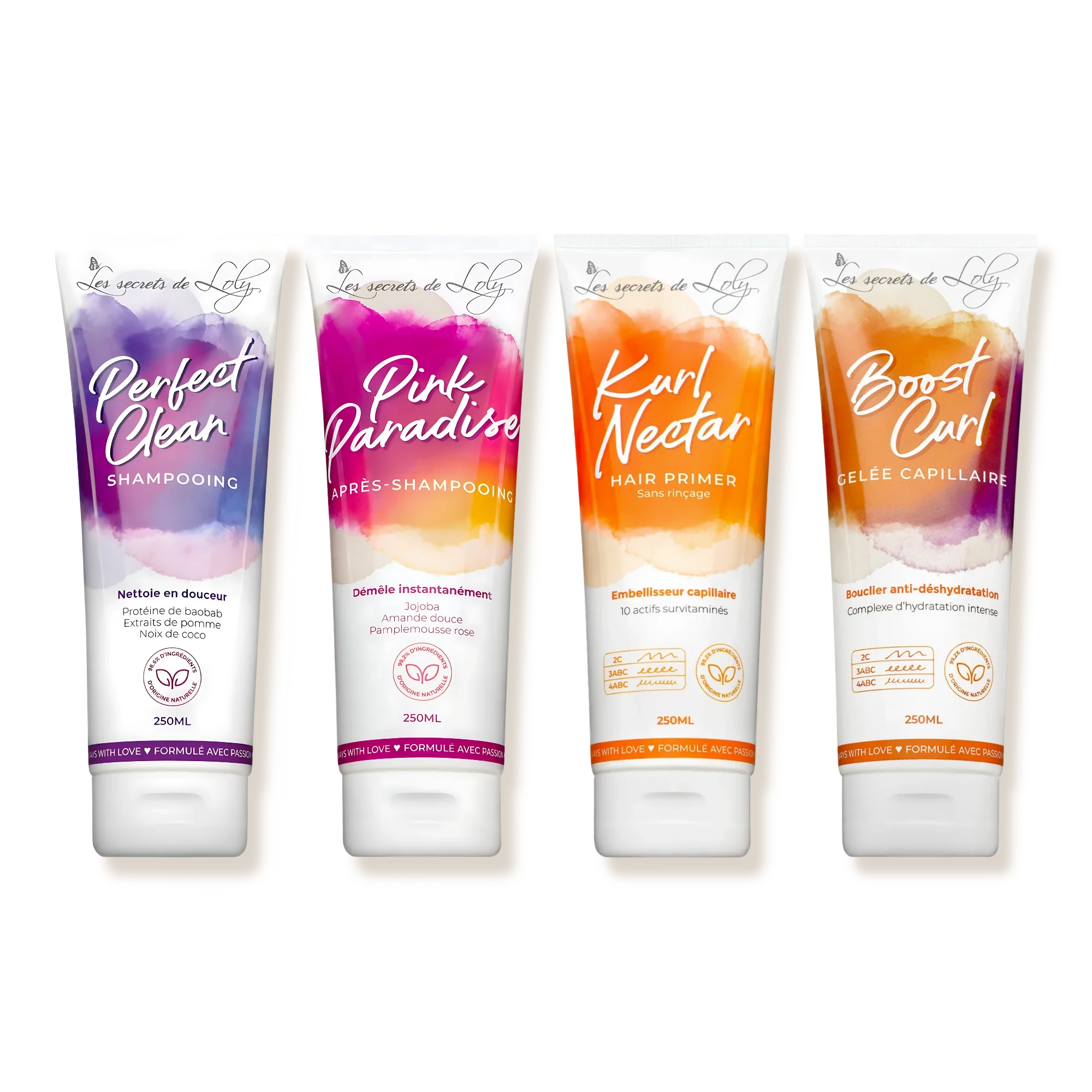 Routine Cheveux Secs - Les Secrets de Loly - Kit de soins des cheveux