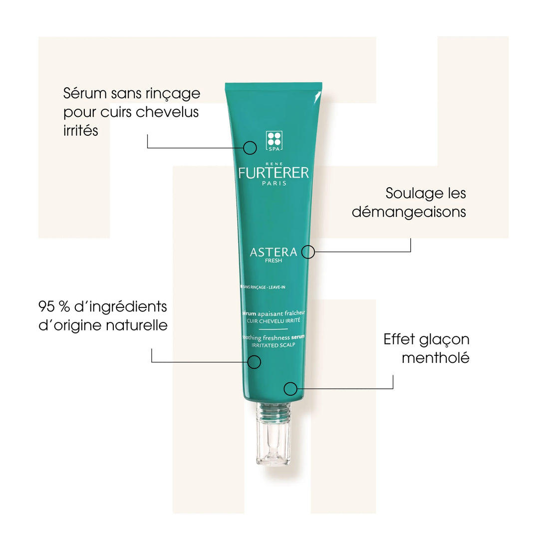 Sérum Astera Fresh - Sérum apaisant fraîcheur pour le cuir chevelu irrité - René Furterer