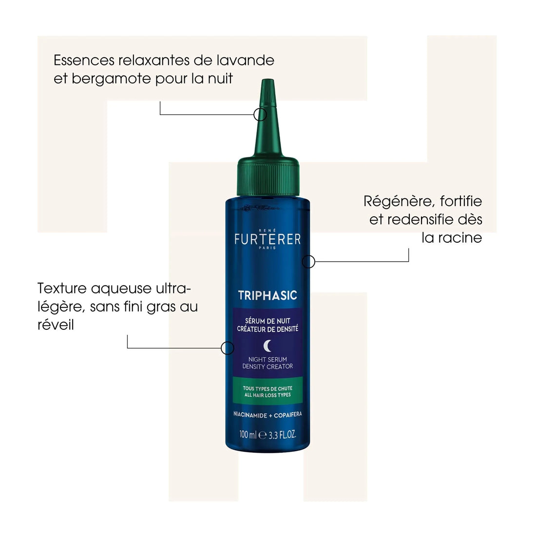 Sérum Triphasic Nuit - René Furterer - Huiles | Sérums