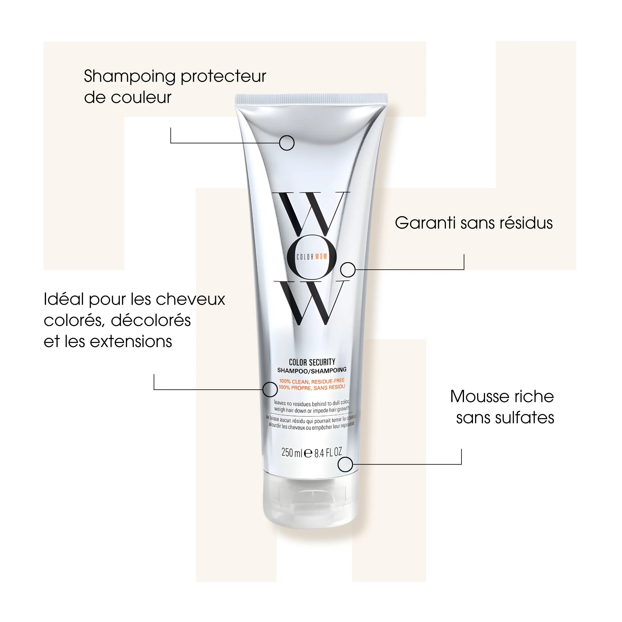 Color Security Shampoo - Color Wow - Shampoings