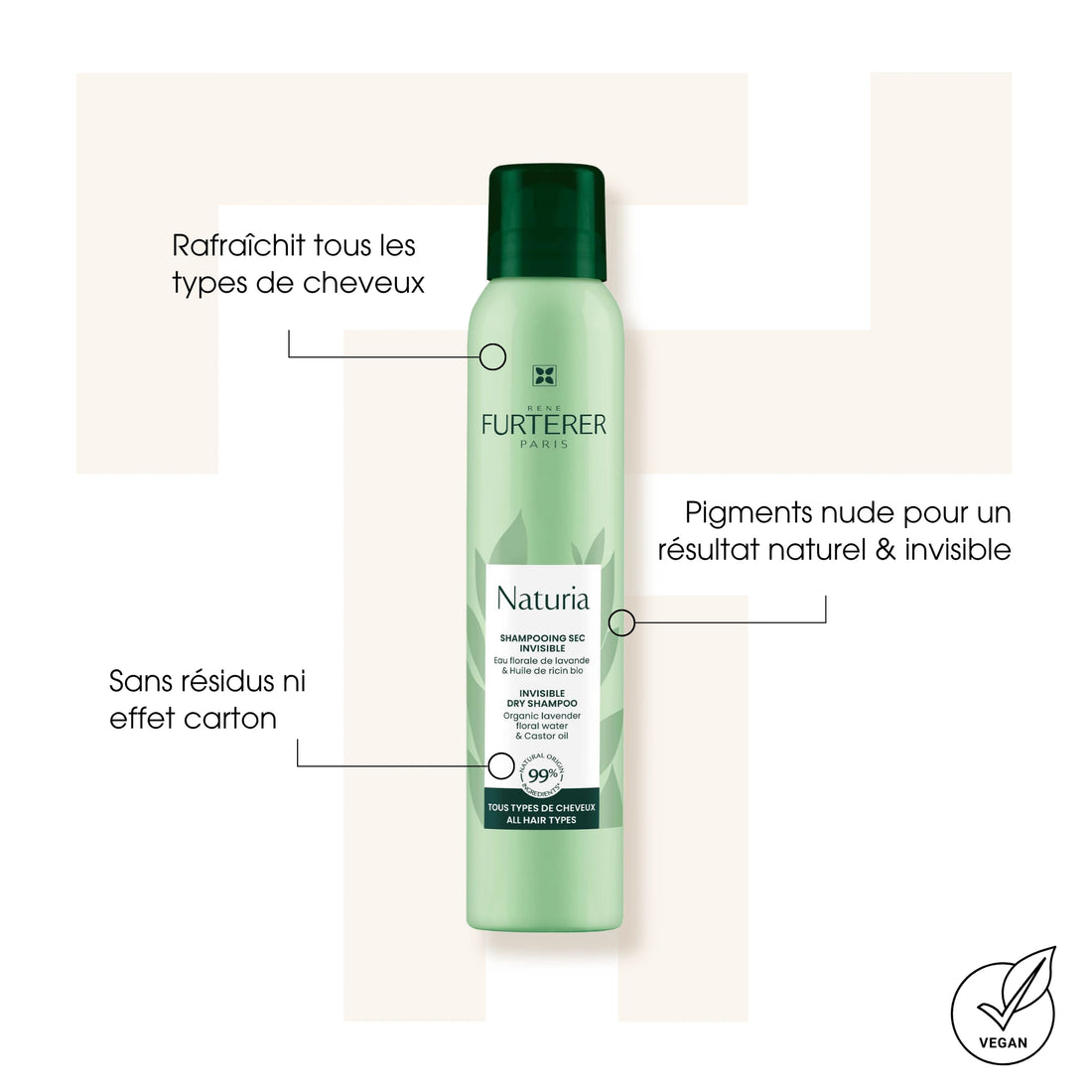 Shampoing sec Naturia - René Furterer - Shampoings secs