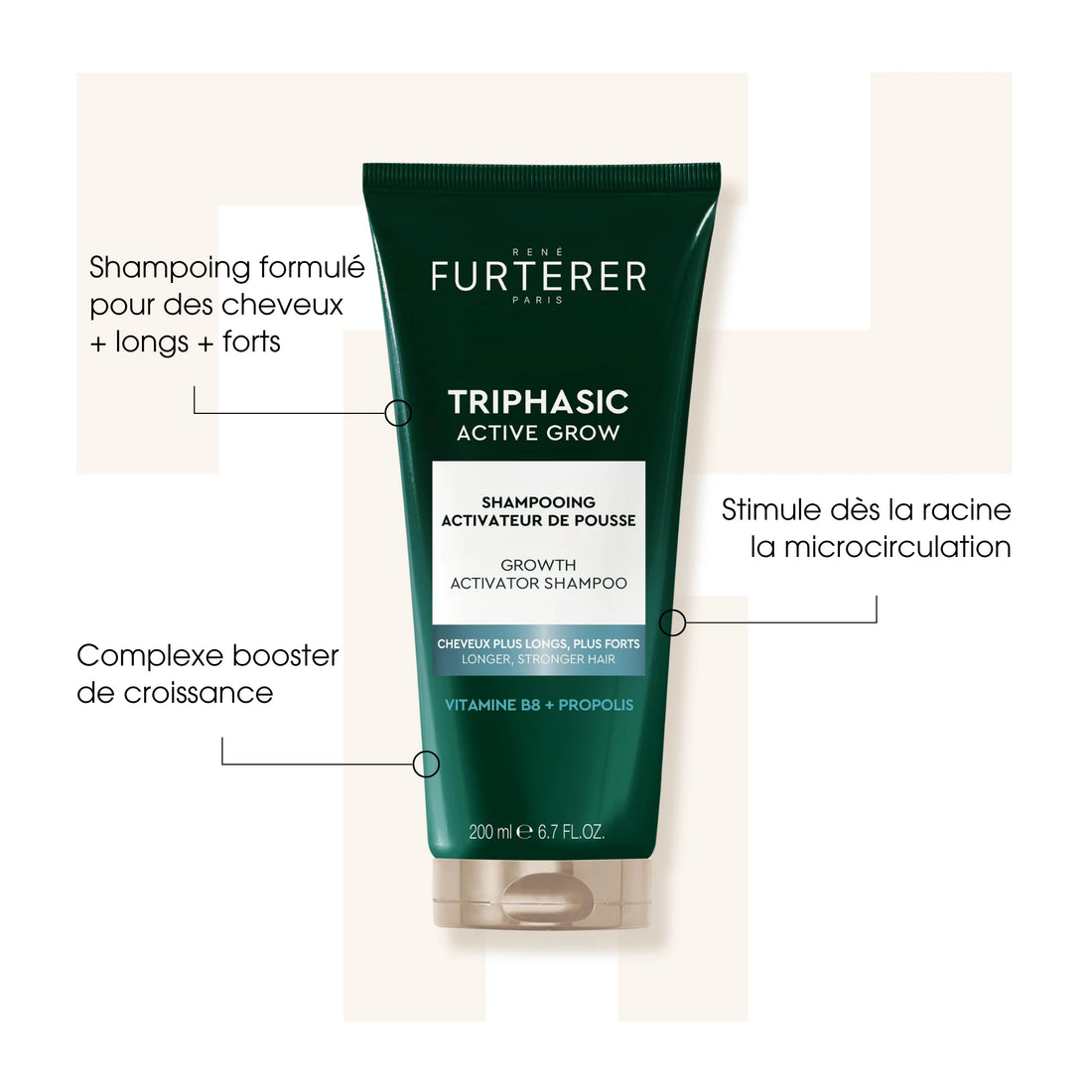 Shampoing Triphasic Active Grow - René Furterer - Shampoings