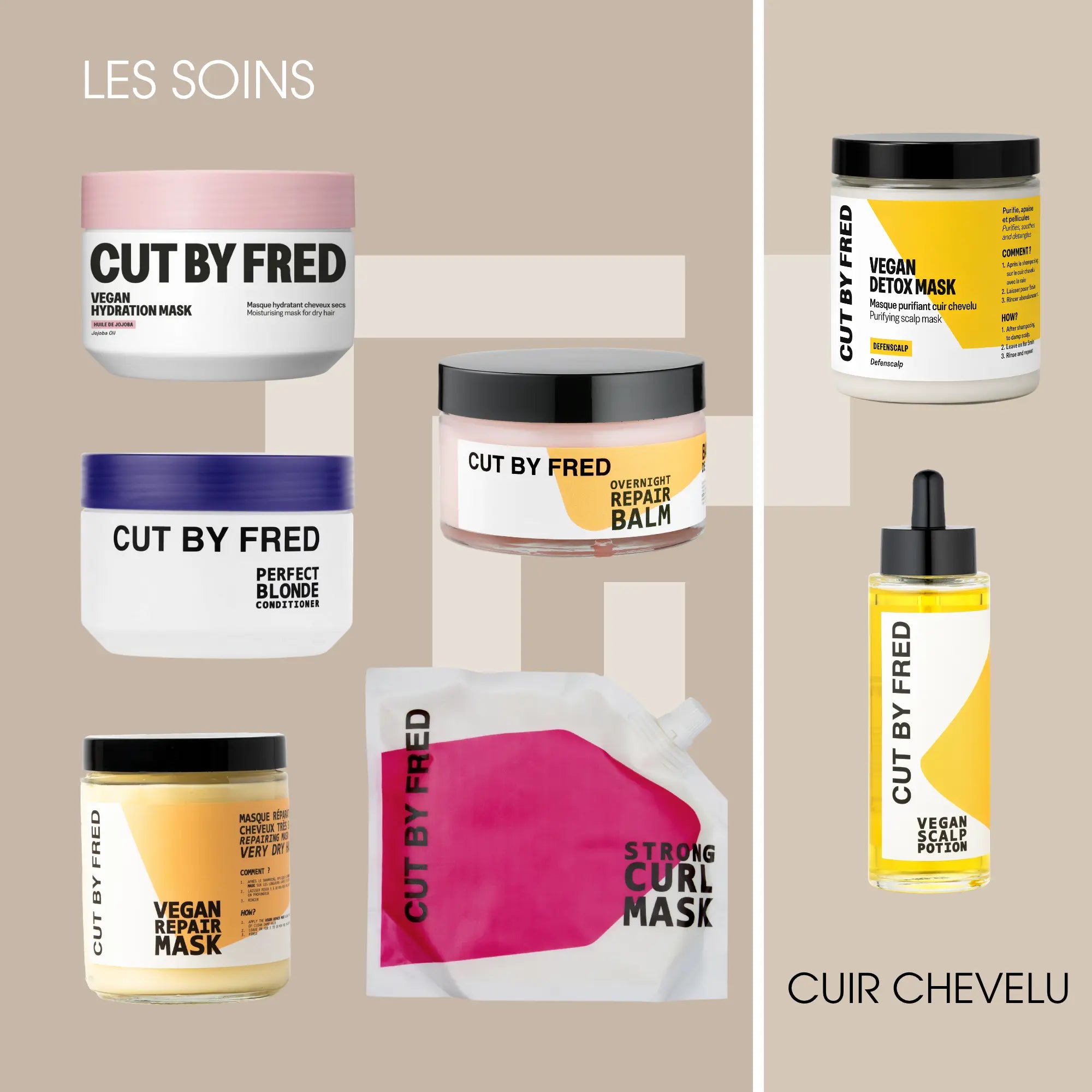 Soins des longueurs et du cuir chevelu -  Cut By Fred