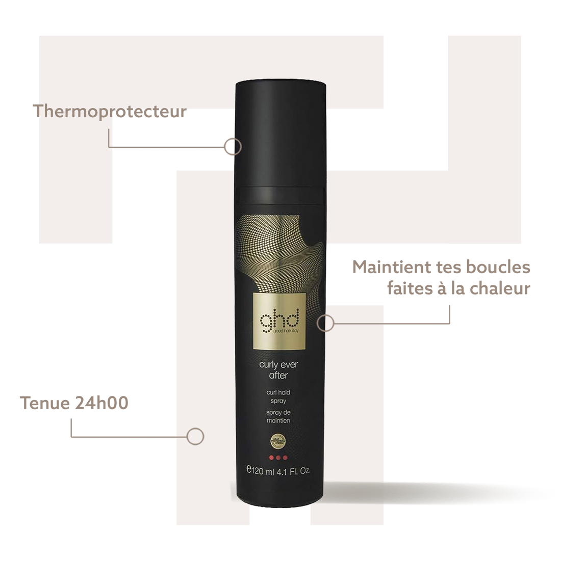 Spray de maintien thermoprotecteur Curly Ever After - Ghd - Thermoprotecteurs cheveux - Thomas Tuccinardi