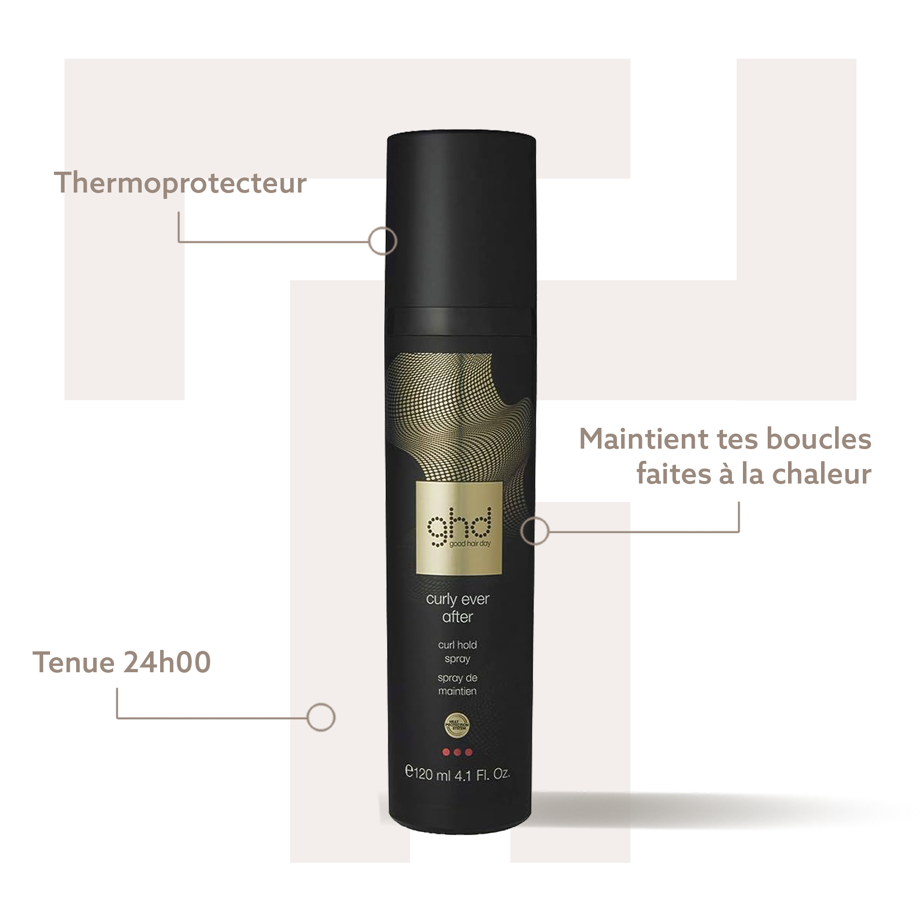 Spray de maintien thermoprotecteur Curly Ever After - Ghd - Thermoprotecteurs cheveux - Thomas Tuccinardi