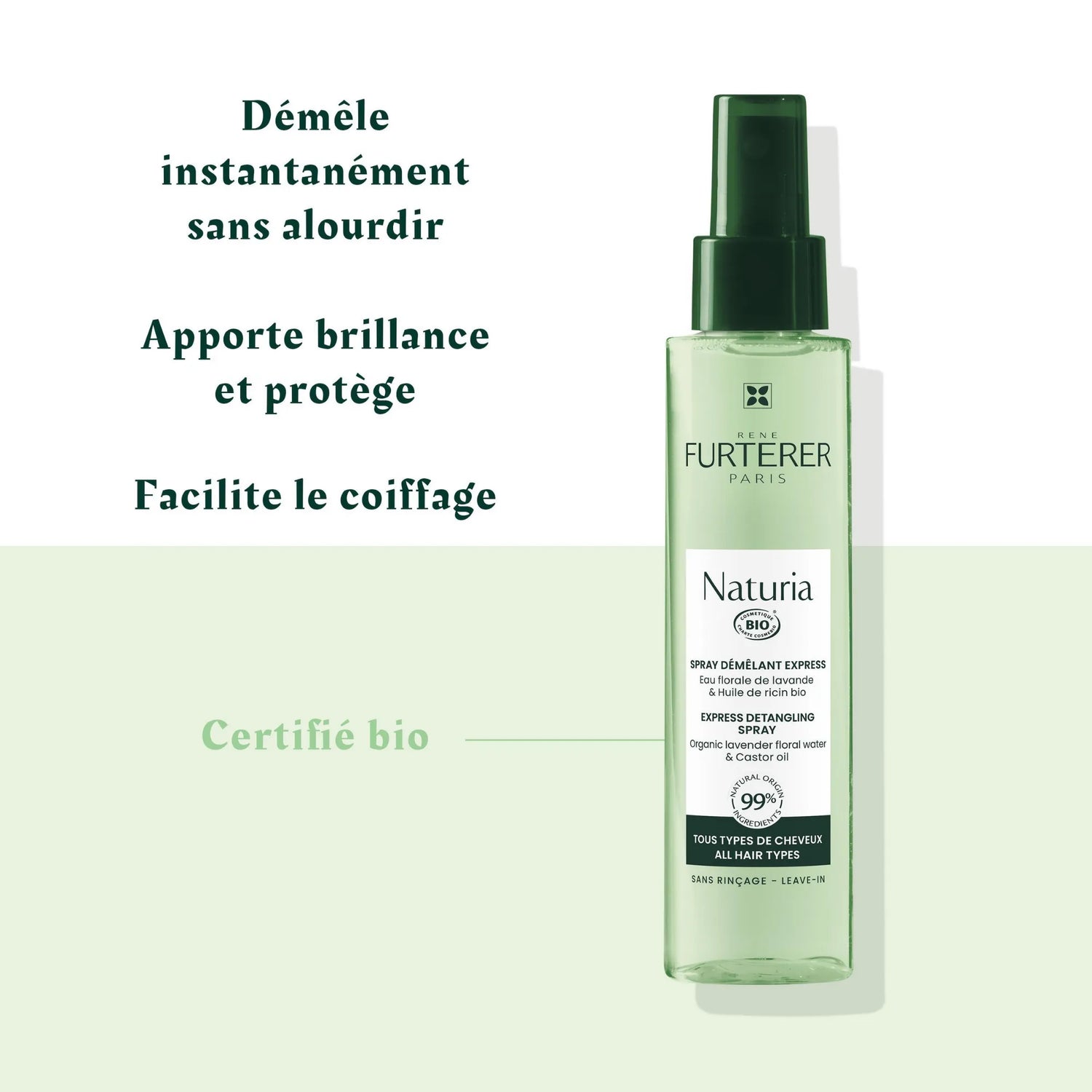 Spray démêlant Express Naturia - René Furterer - Sprays coiffants