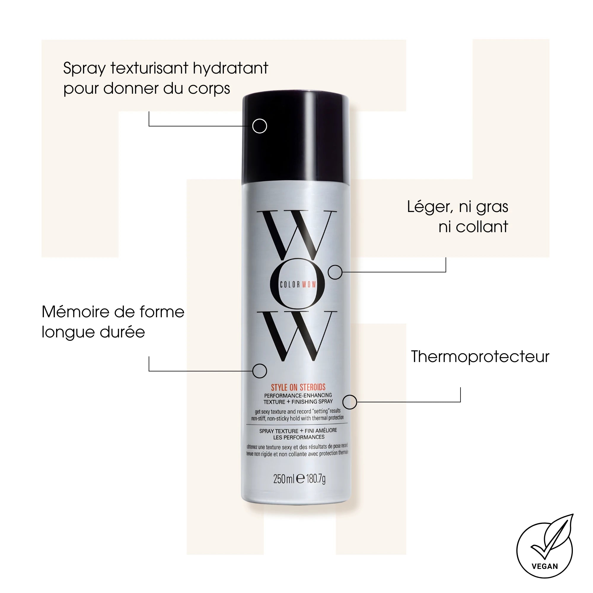 Style On Steroids - Color Wow - Sprays coiffants - Thomas Tuccinardi
