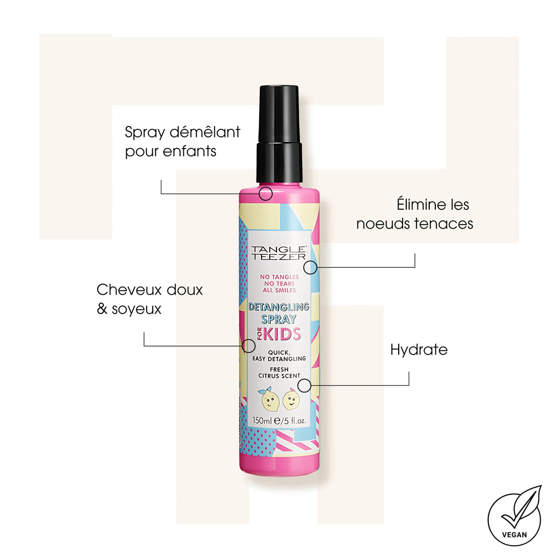 Tangle Teezer Detangling Spray - Démêlant pour enfants - Thomas Tuccinardi
