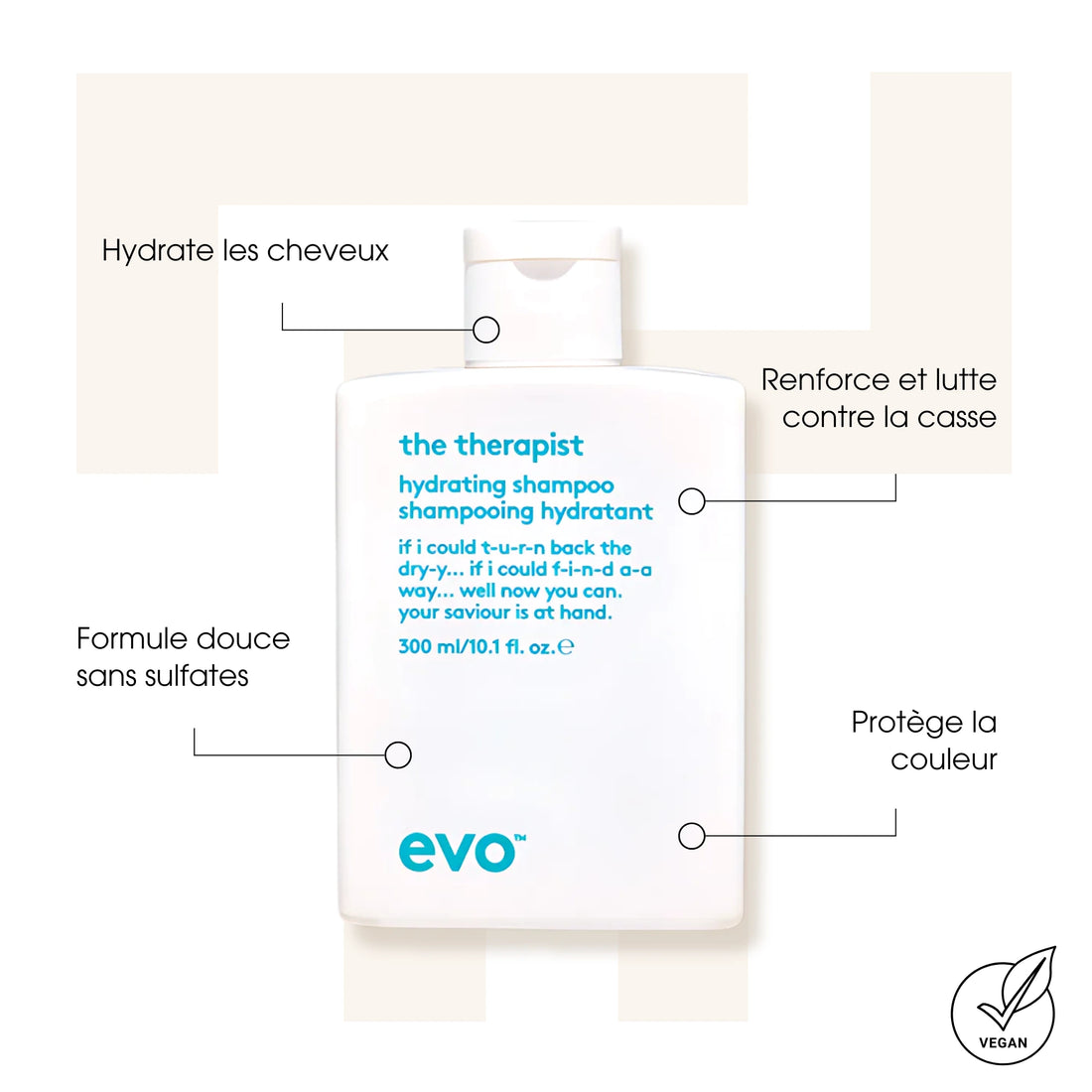 Shampoing Hydratant Evo - The Therapist - Thomas Tuccinardi