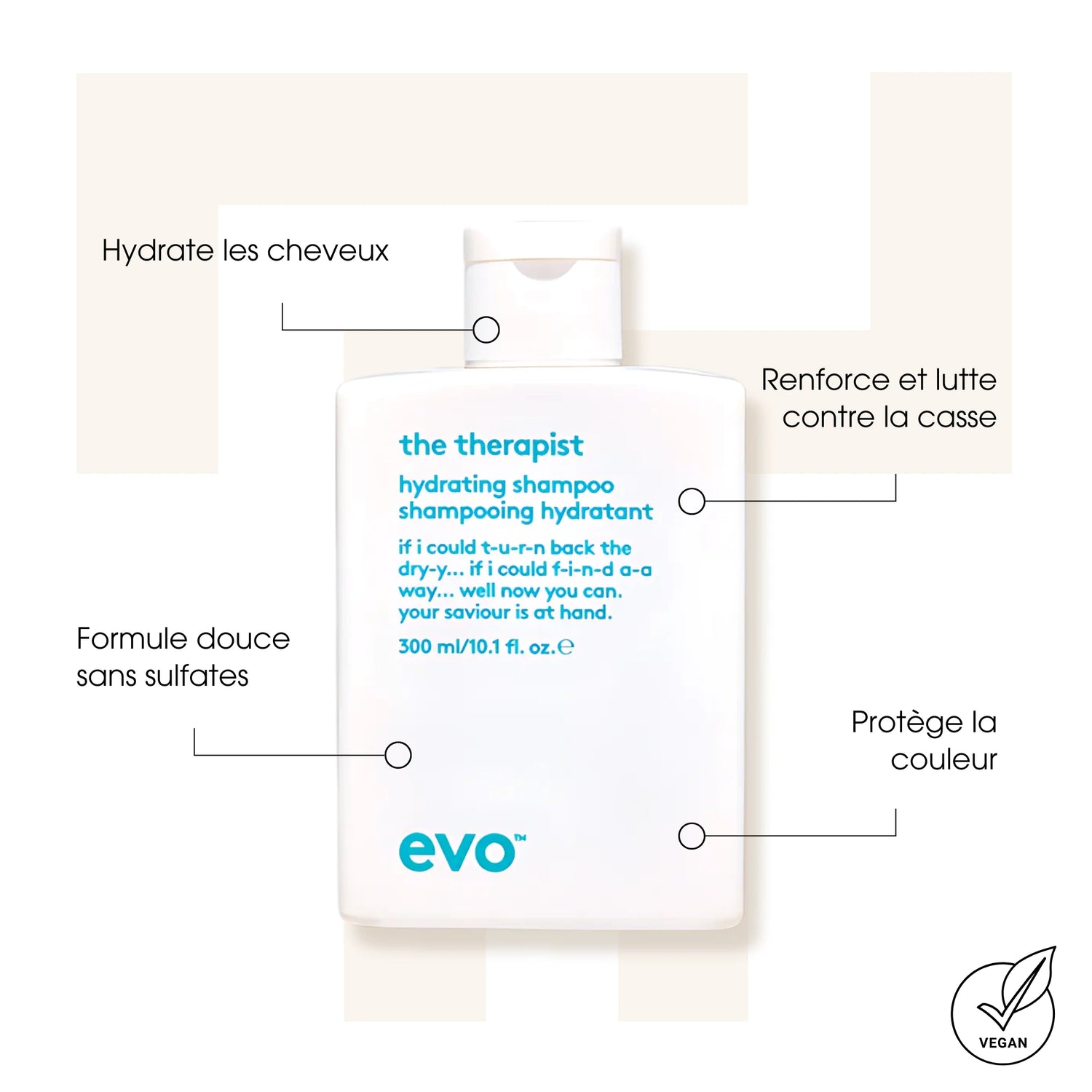 Shampoing Hydratant Evo - The Therapist - Thomas Tuccinardi