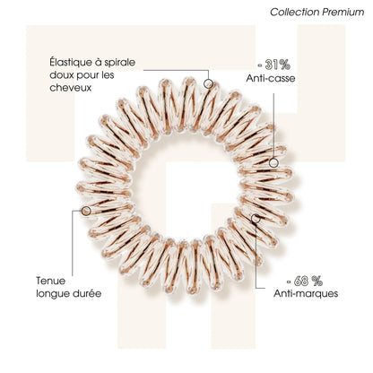 Trio Premium Original - Bronze Me Pretty - Invisibobble - Élastiques en spirale