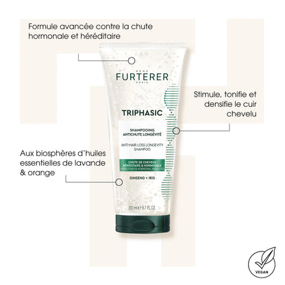 Shampoing Triphasic Antichute Longévité - René Furterer - Shampoings