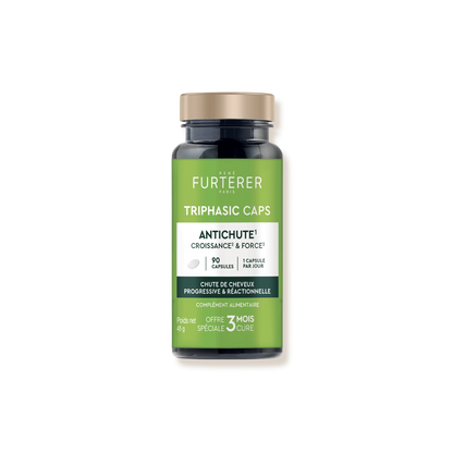 Triphasic Caps Antichute - René Furterer - Compléments alimentaires cheveux