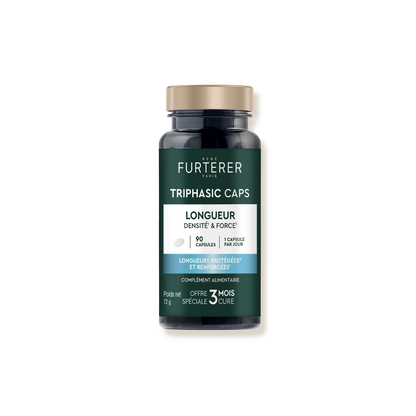 Triphasic Caps Longueur - René Furterer - Compléments alimentaires cheveux