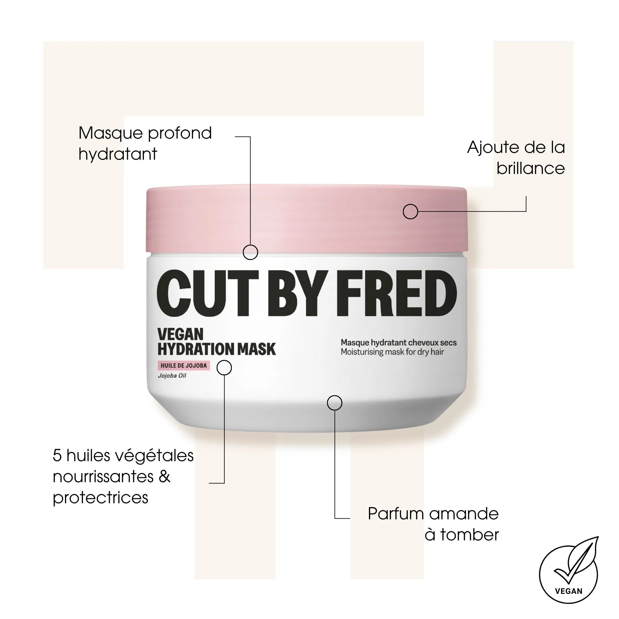 Vegan Hydration Mask - Cut By Fred - Masques cheveux - Thomas Tuccinardi