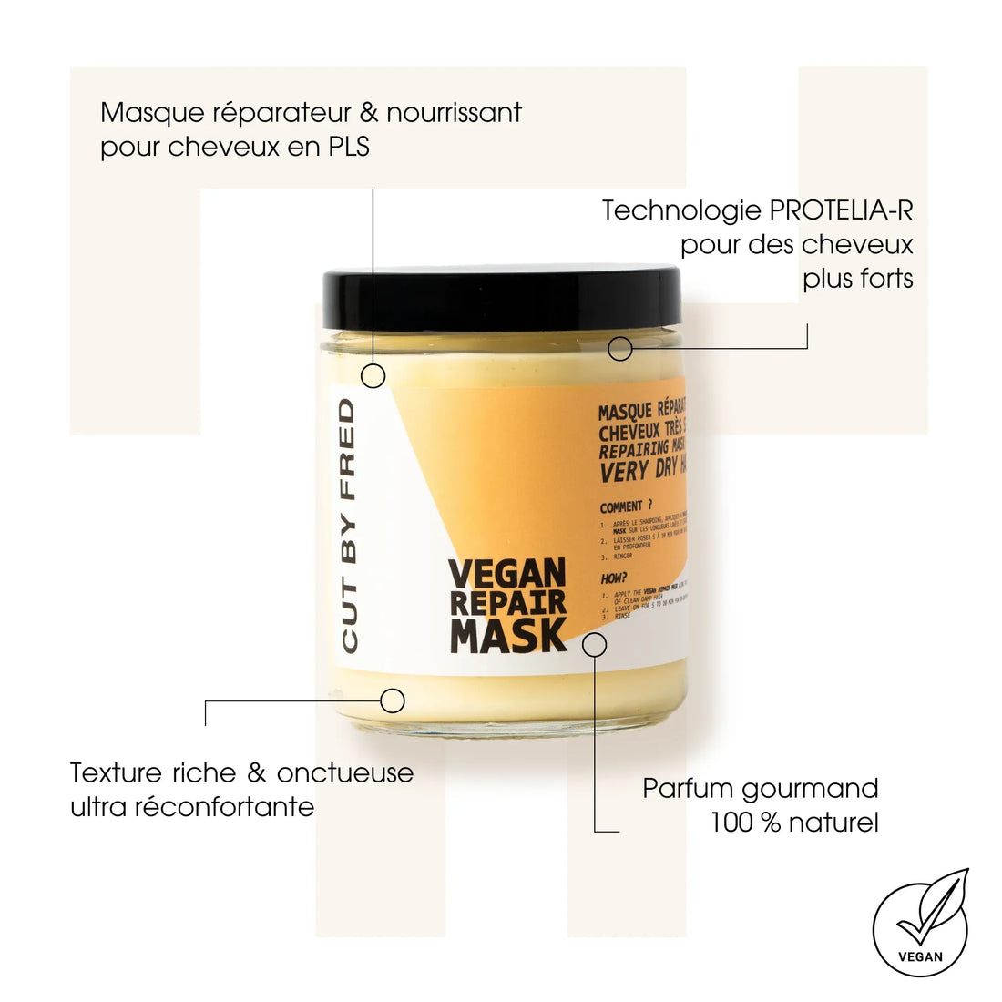 Vegan Repair Mask - Cut By Fred - Masques cheveux