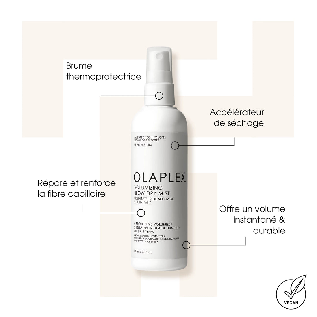 Volumizing Blow Dry Mist - Olaplex - Spray coiffants
