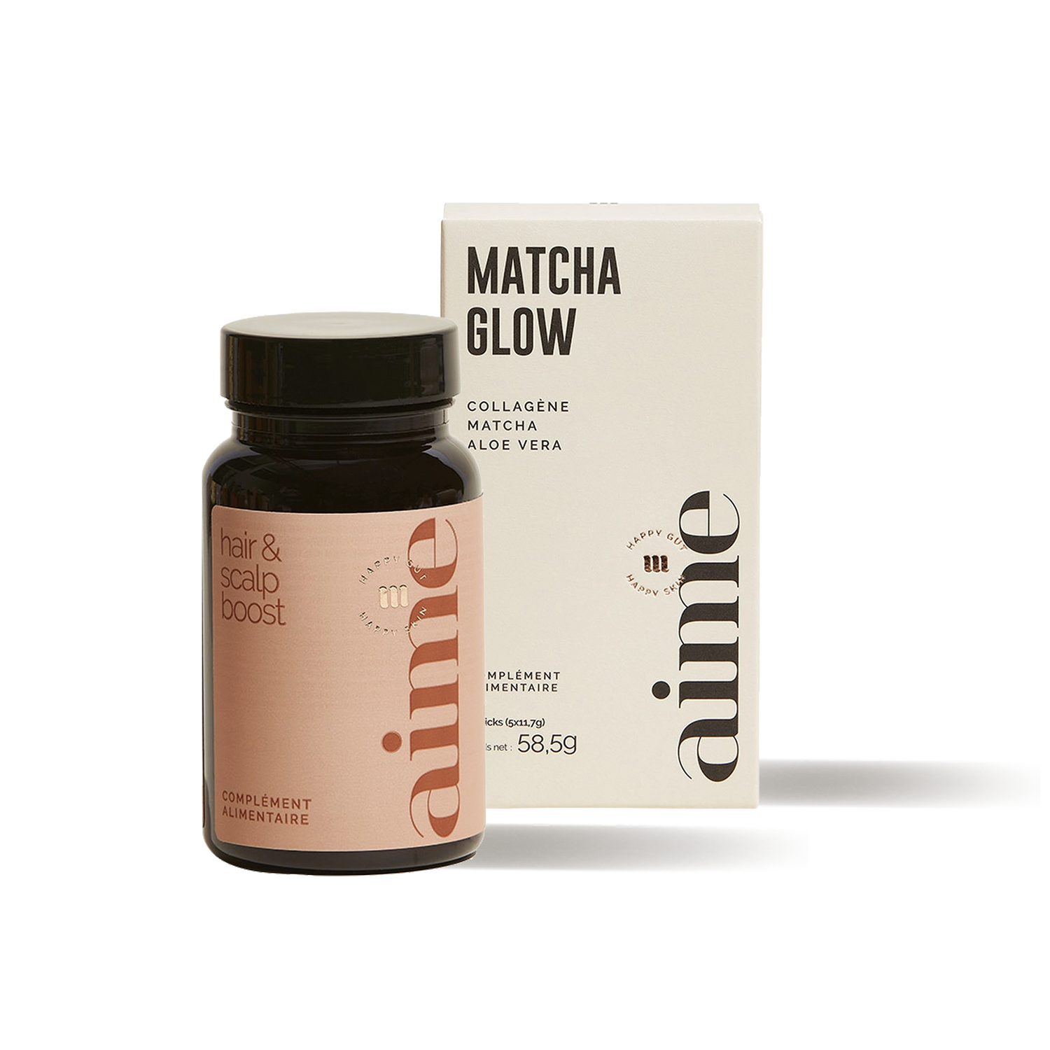Kit Découverte Aime - Collagène Boost Matcha Glow - Compléments alimentaires cheveux - Thomas Tuccinardi