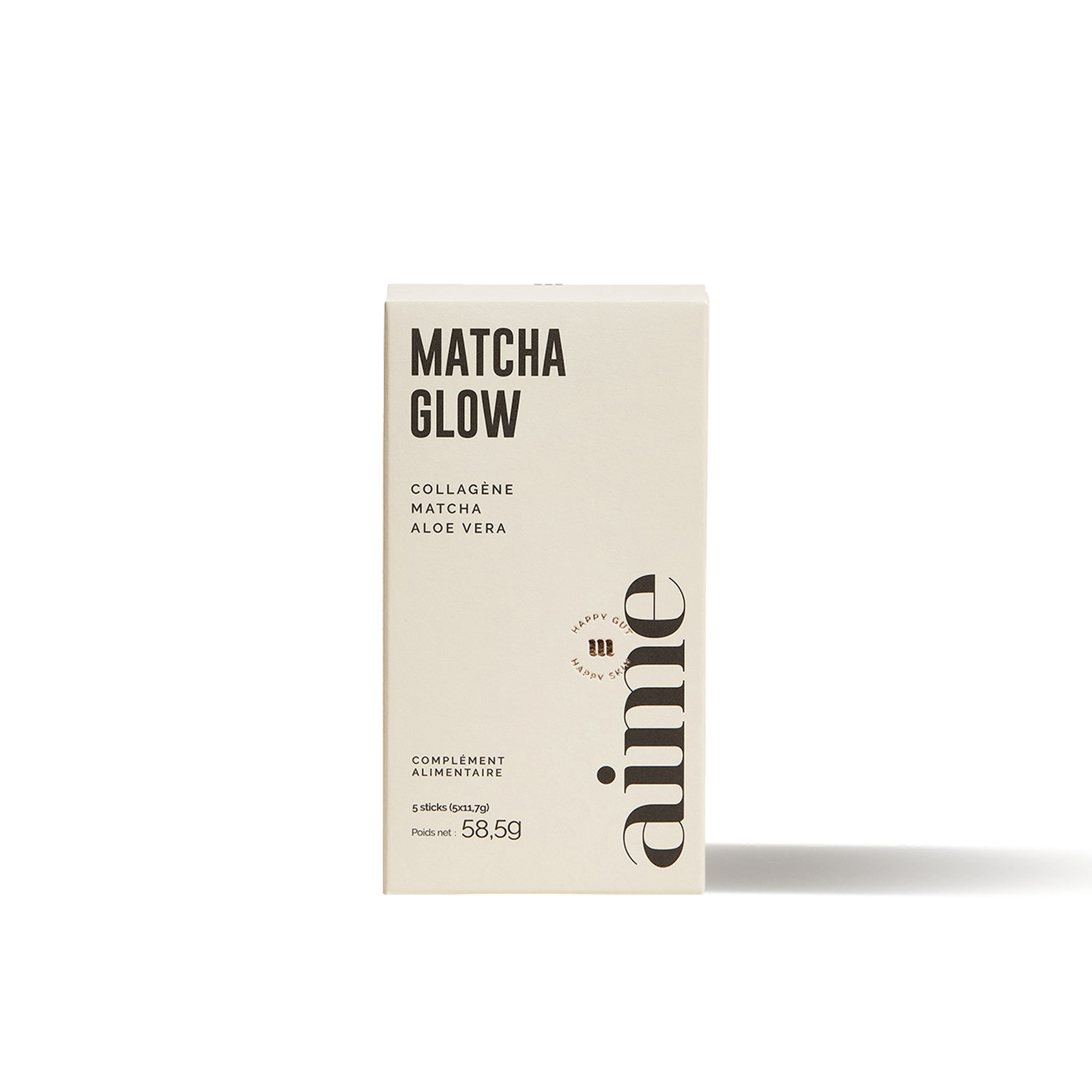 Matcha Glow Aime - Boisson collagène 15 jours - Compléments alimentaires cheveux - Thomas Tuccinardi