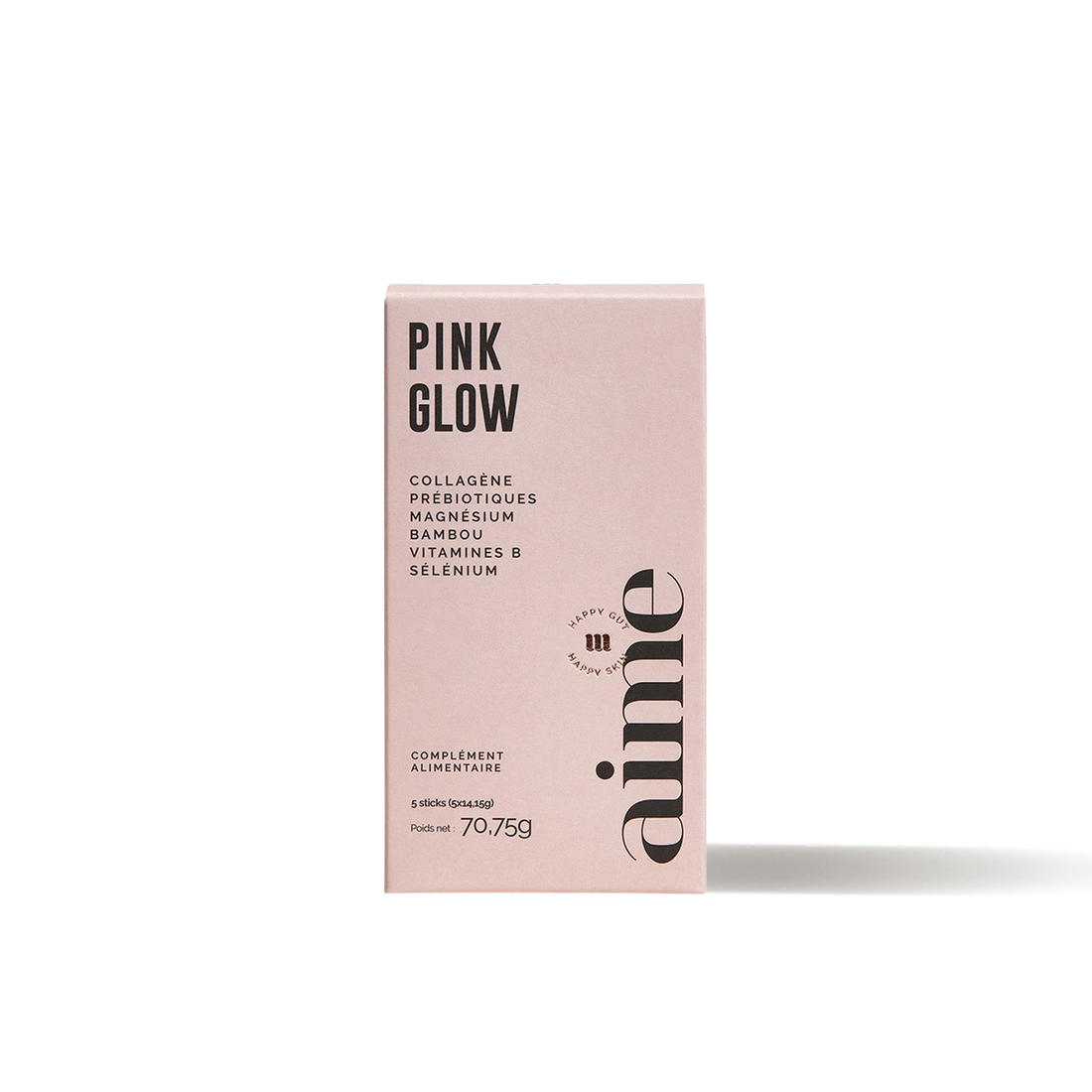 Pink Glow Aime - Boisson collagène 15 jours - Compléments alimentaires cheveux - Thomas Tuccinardi
