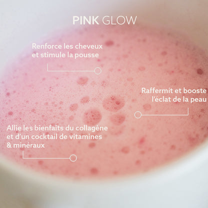 Pink Glow Aime - Boisson collagène - Compléments alimentaires cheveux - Thomas Tuccinardi